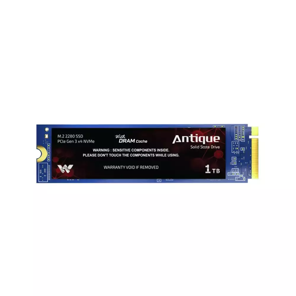 WALTON WS21TBD 1 TB PCIE GEN3 NVME M.2 2280 SSD WITH DRAM