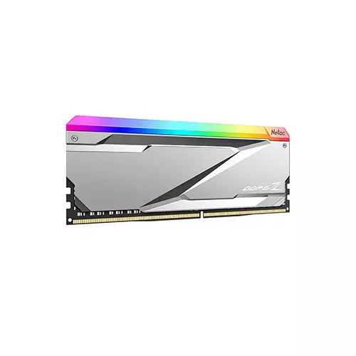 Netac Z RGB 16GB DDR5 6200MHz Heatsink Desktop RAM - Silver - 1