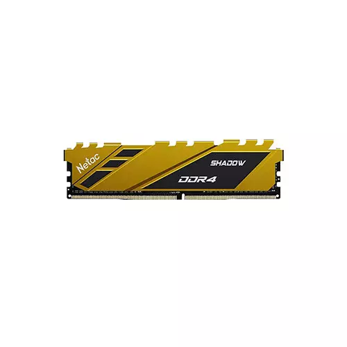 Netac Shadow 8GB DDR4 3200MHz Desktop RAM - Yellow - 1