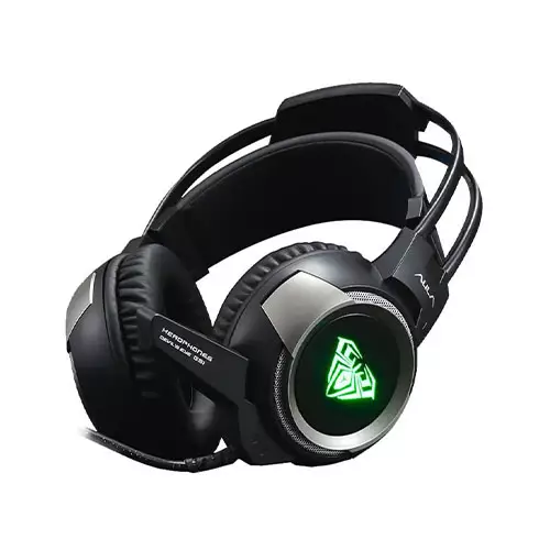 AULA G91 7.1 SURROUND SOUND GAMING HEADSET (BLACK) - 1