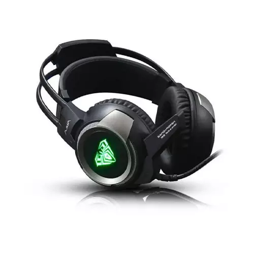 AULA G91 7.1 SURROUND SOUND GAMING HEADSET (BLACK) - 2
