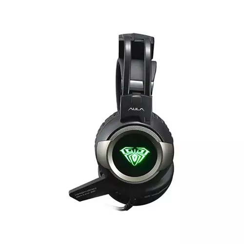 AULA G91 7.1 SURROUND SOUND GAMING HEADSET (BLACK) - 3