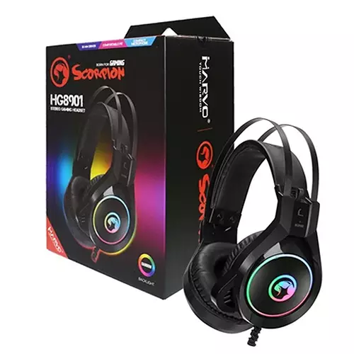 Marvo Scorpion HG8901 Wired RGB Gaming Headset - 1
