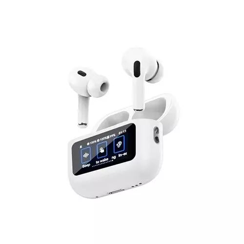 WiWU T22 ANC Wireless True Earbuds with LCD Touch Screen - 1