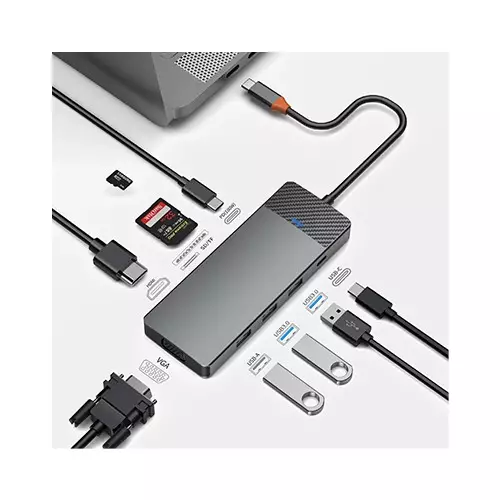 WiWU A921HV Linker 9-in-1 Type-C Hub - 3