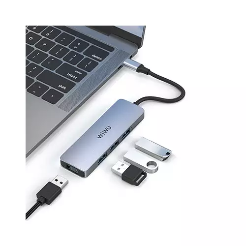 WiWU Alpha A440 Pro 4-in-1 USB Type-C Hub - 2
