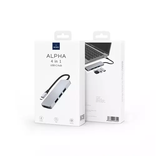 WiWU Alpha A440 Pro 4-in-1 USB Type-C Hub - 3
