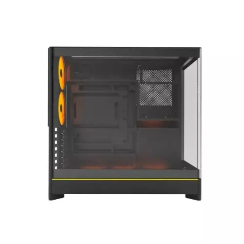 Montech HS02 PRO ATX Mid Tower Desktop Gaming Case (Black) - 2