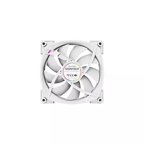 Montech RX120 PWM ARGB Case Fan (White) - 1