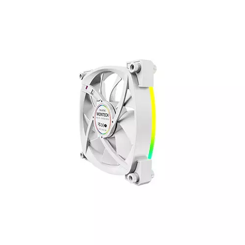 Montech RX120 PWM ARGB Case Fan (White) - 2