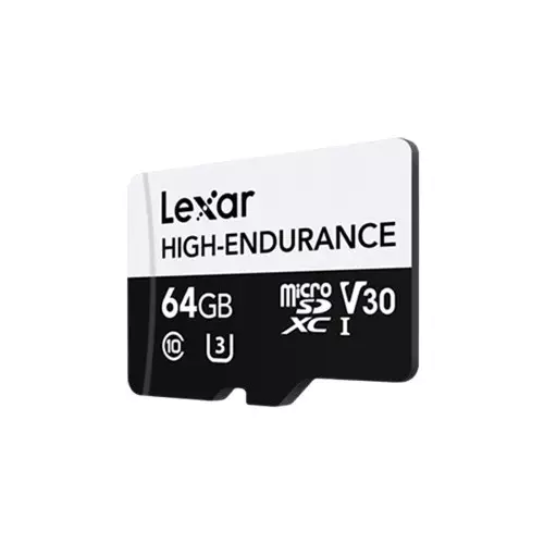 Lexar High-Endurance 64GB UHS-I MicroSD Memory Card - 1