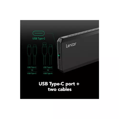 Lexar Professional SL600 2TB USB 3.2 Gen 2x2 Portable SSD - 3