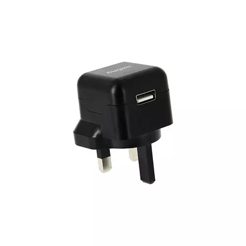Energizer ACA1AUKCMC3 CL USB Charger Adapter With Micro USB Cable-(Black) - 0