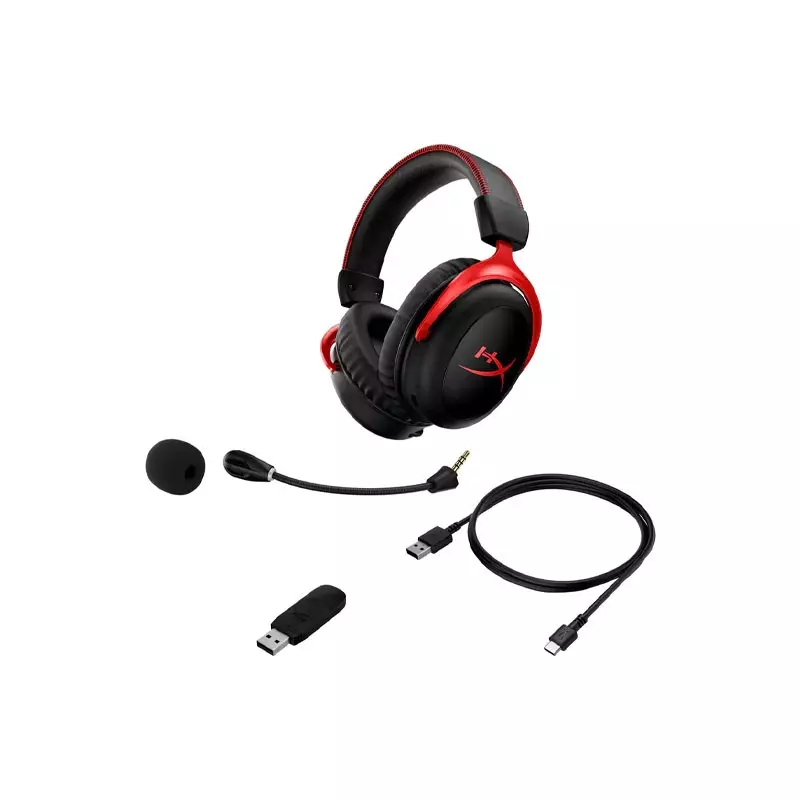 HYPERX CLOUD II WIRELESS GAMING HEADSET - 3
