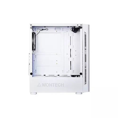 Montech X1 MESH White Tempered Glass ATX Mid-Tower Gaming Case - 1