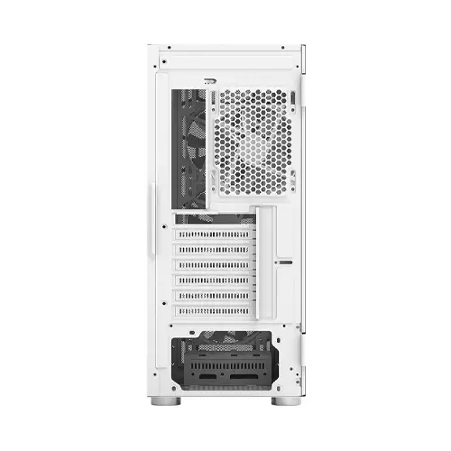 Montech X3 Mesh RGB Lighting Tempered Glass ATX Mid-Tower Gaming Case (White) - 4