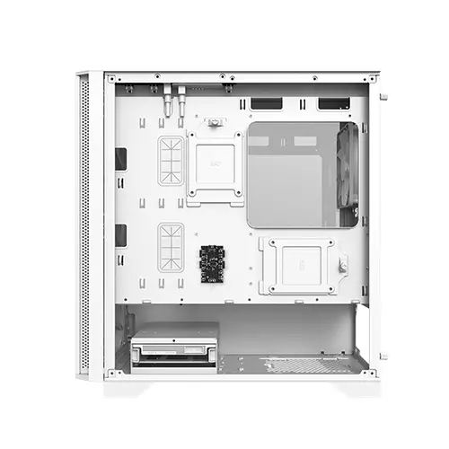 Montech AIR 100 ARGB Micro ATX Case (White) - 3