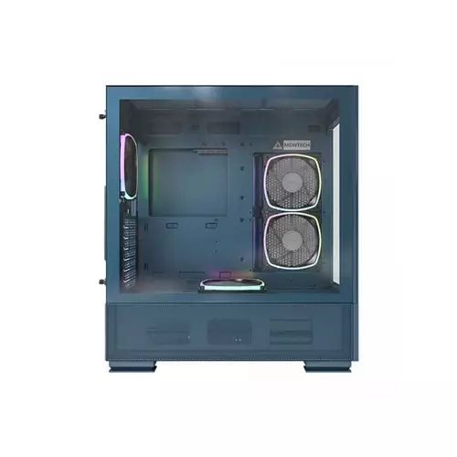 MONTECH SKY TWO ATX MID TOWER GAMING CASE (MOROCCAN BLUE) - 1