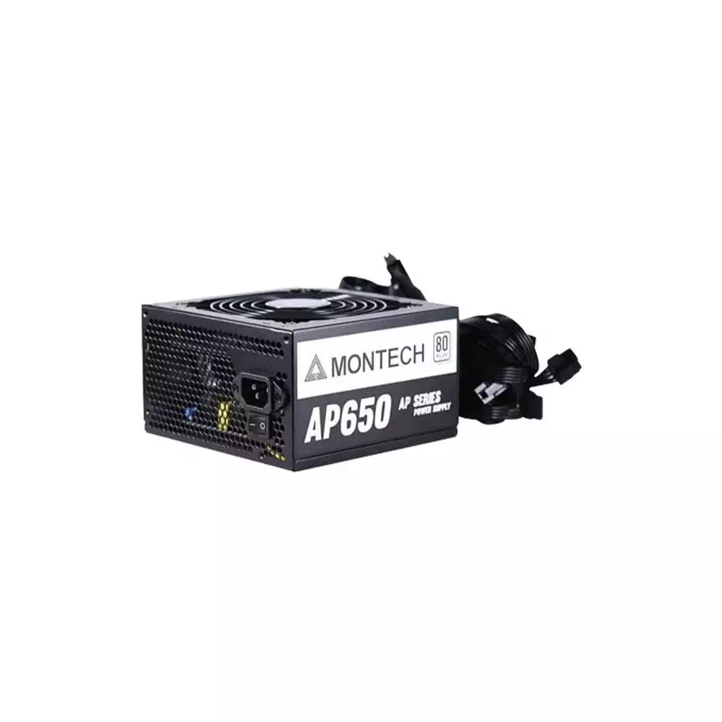 Montech AP 650 650W 80 PLUS White ATX Non Modular Power Supply - 1