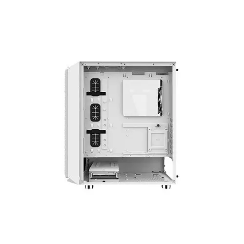 Montech AIR X Mid Tower ATX Gaming Desktop Case (White) - 4