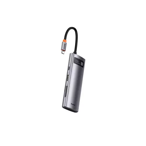 BASEUS TYPE-C HUB METAL GLEAM SERIES 7-IN-1 MULTIFUNCTIONAL DOCKING STATION - 2
