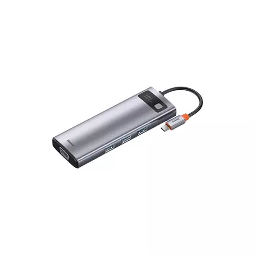 BASEUS CAHUB-CU0G METAL GLEAM SERIES 9-IN-1 MULTIFUNCTIONAL TYPE-C HUB - 1