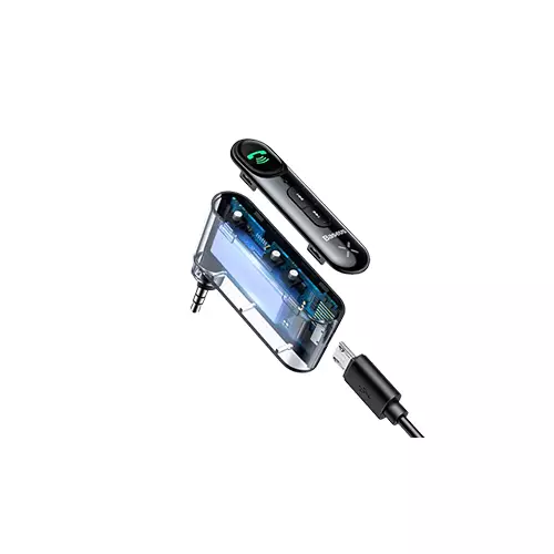 BASEUS WXQY-01 QIYIN AUX CAR WIRELESS BLUETOOTH RECEIVER - 1