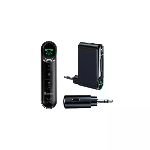 BASEUS WXQY-01 QIYIN AUX CAR WIRELESS BLUETOOTH RECEIVER - 2