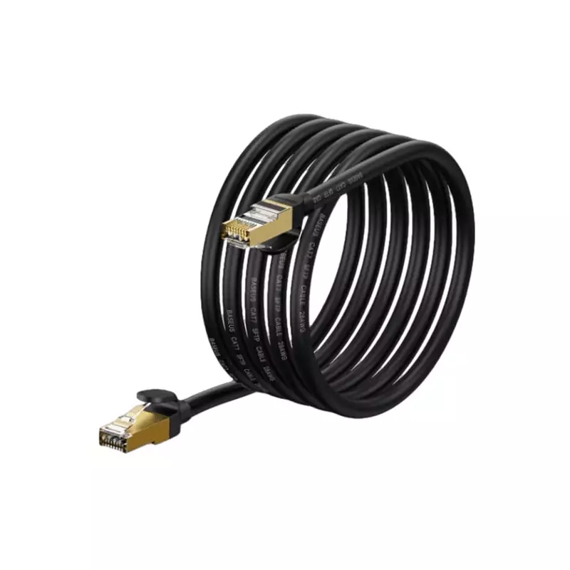 BASEUS HIGH SPEED NETWORK CABLE RJ45 CAT7 - BLACK - 1