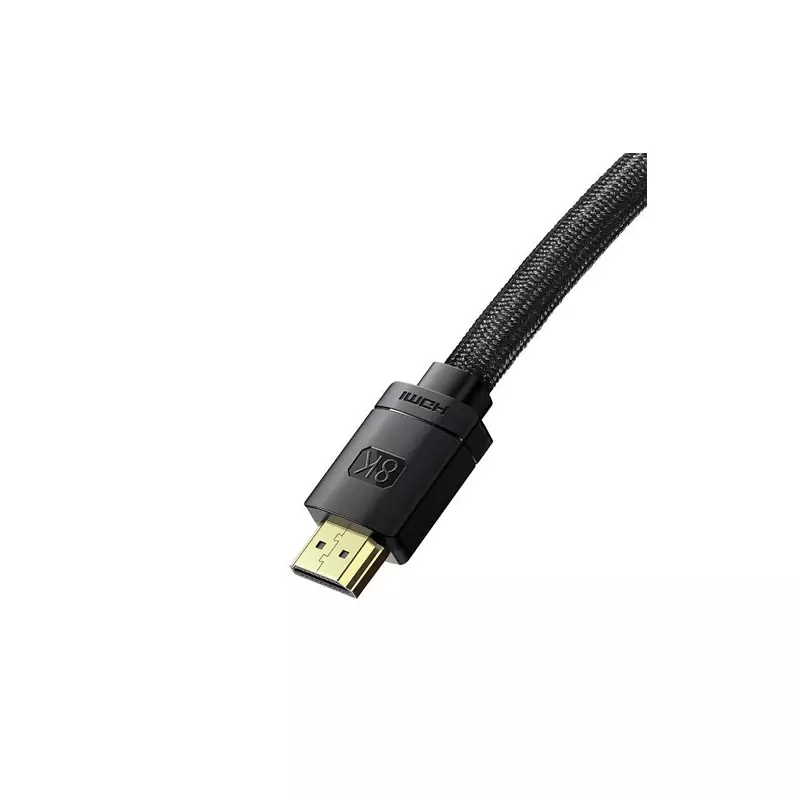 BASEUS 5M 8K HIGH DEFINITION SERIES HDMI TO HDMI BLACK ADAPTER CABLE - 0