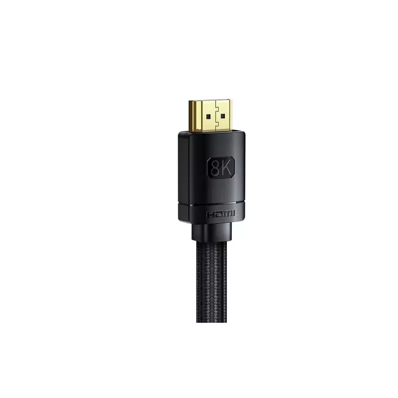 BASEUS 5M 8K HIGH DEFINITION SERIES HDMI TO HDMI BLACK ADAPTER CABLE - 0