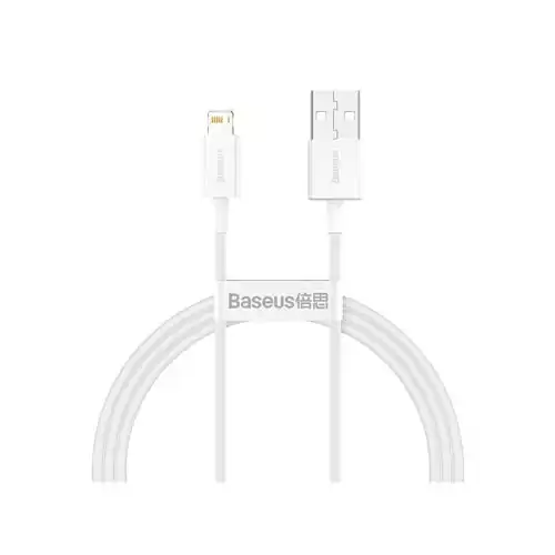 BASEUS CALYS-A02 SUPERIOR CABLE USB - LIGHTNING 2,4A 1 M WHITE