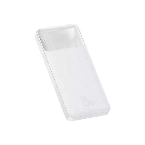 Baseus Bipow 10000mAh Digital Display 15W Power Bank (White) #PPBD050002 - 1