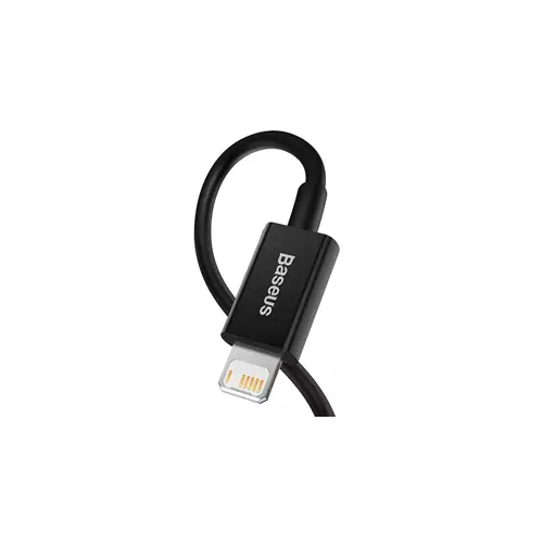 Baseus USB Male to Lightning Male Black Charging & Data Cable - 1