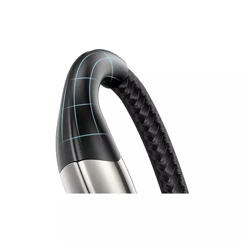 Baseus USB Male to Lightning Male, 1 Meter, Black Charging & Data Cable CALSP-G01 - 2