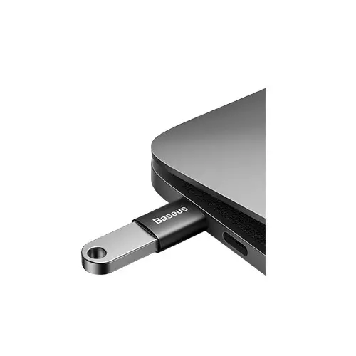 Baseus OTG Ingenuity Series Mini Type-C to USB-A 3.1 Black OTG Adaptor - 2