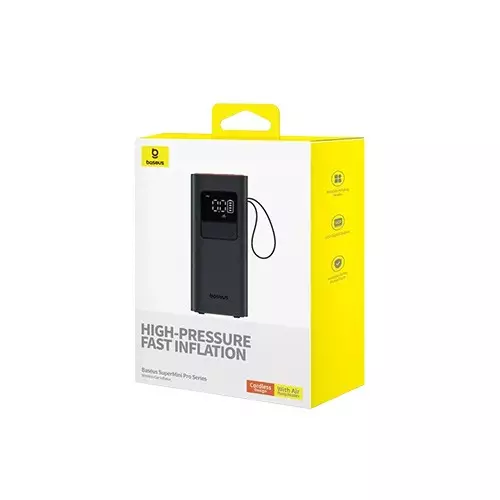 Baseus SuperMini Pro Series Wireless Cluster Black Car Inflator - 6