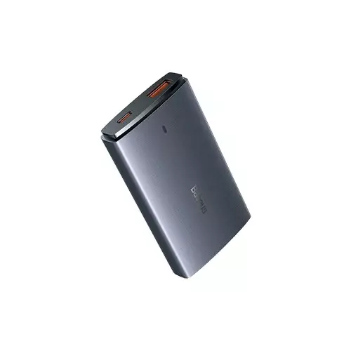 Baseus GaN5 Pro Ultra-Slim Fast Charger C+U 65W (Overseas Edition) Gray With Cable Type-C to Type-C 100W - 3