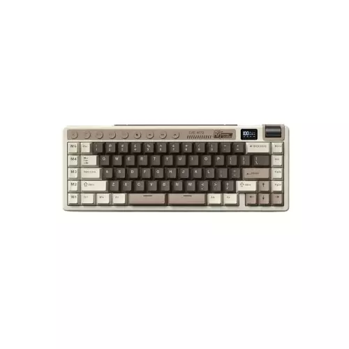 ROYAL KLUDGE RK M70 Hot Swappable Tri Mode Gaming Keyboard - Mocha Grey