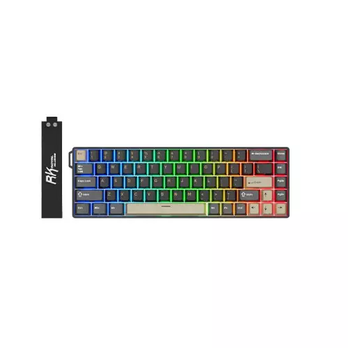 ROYAL KLUDGE RK68 HE Wired Mechanical Keyboard (Mint Switch) - 1