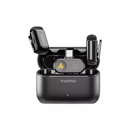 Maono WAVE T1 MINI Wireless
Microphone noise cancellation
with Ai Voice Changer
( Type C )