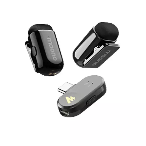Maono WAVE T1 MINI Wireless
Microphone noise cancellation
with Ai Voice Changer
( Type C ) - 1