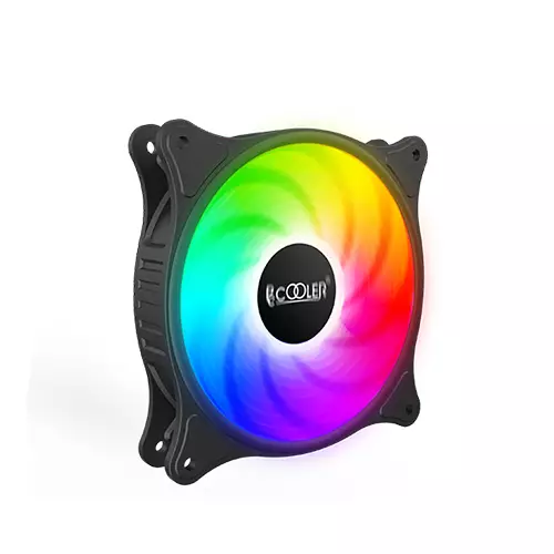 PCCooler Halo FX-120-3 Dynamic Color 120MM Case Fan - 1
