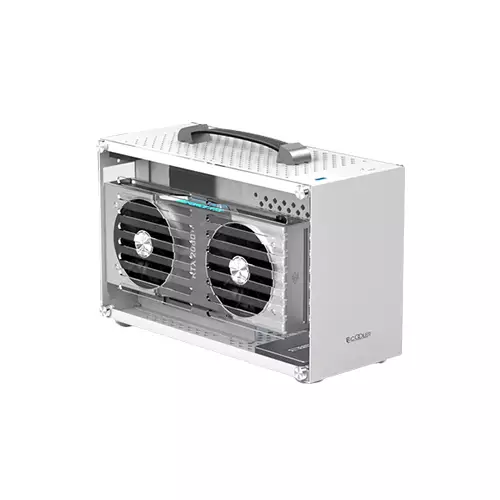 PCCOOLER MINI I100W ITX TEMPERED GLASS DESKTOP COMPUTER CASING