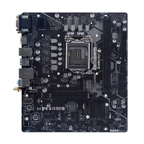 Biostar H510MX/E 2.0 11th Gen Motherboard - 1