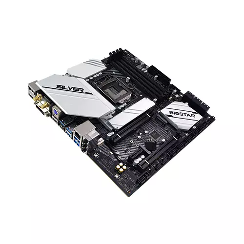 BioStar B560M-SILVER 10th & 11th Gen Micro ATX Intel Motherboard - 2