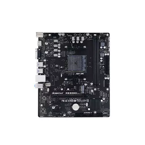 BIOSTAR A520MH MICRO ATX AMD AM4 MOTHERBOARD - 1