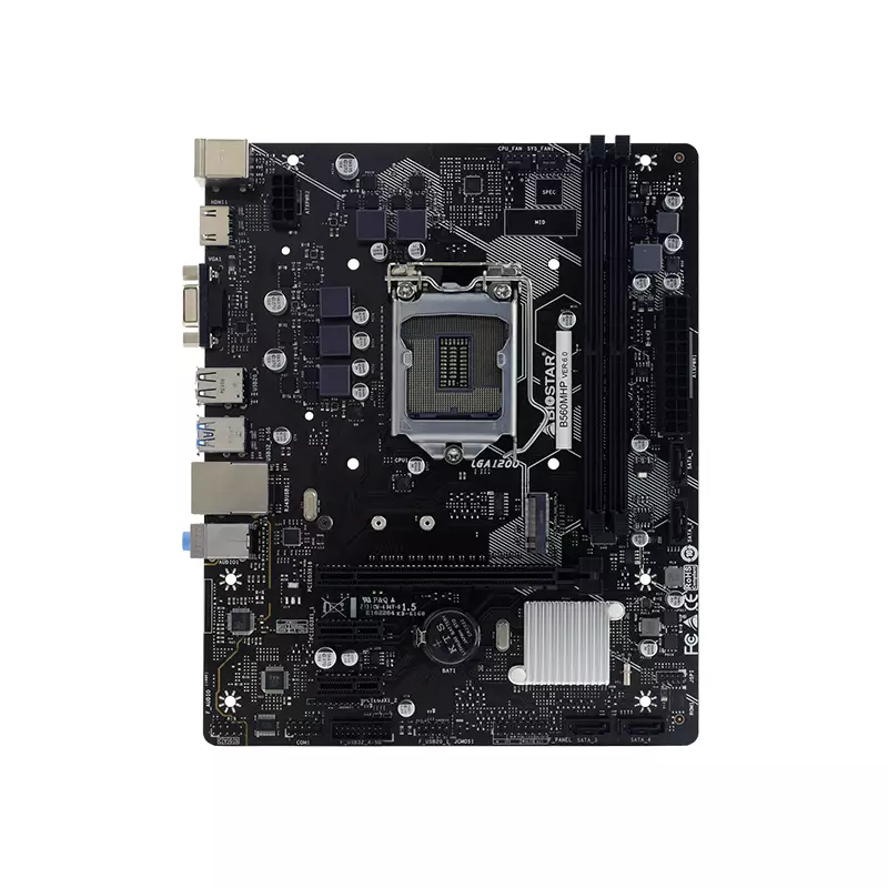 BIOSTAR B560MHP 10TH AND 11TH GEN MICRO ATX INTEL MOTHERBOARD - 1