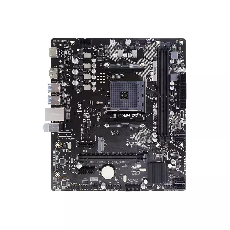 BIOSTAR A520MT 3RD AND 4TH GEN MICRO ATX AMD RYZEN MOTHERBOARD - 1