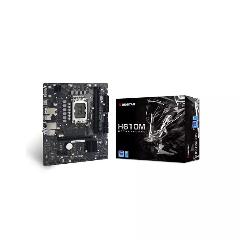 BIOSTAR  H610MH D5 12th & 13th Gen Micro ATX Intel Motherboard - 3
